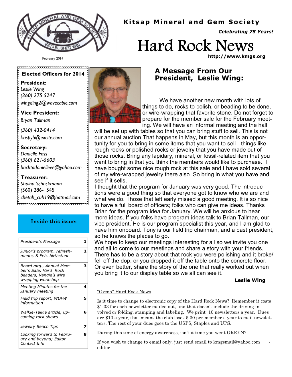 Hard Rock News February 2014