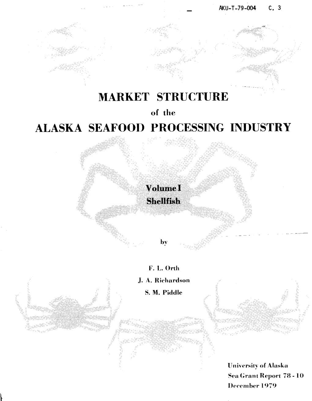 Market Structure Alaska Seafood Processing Industry