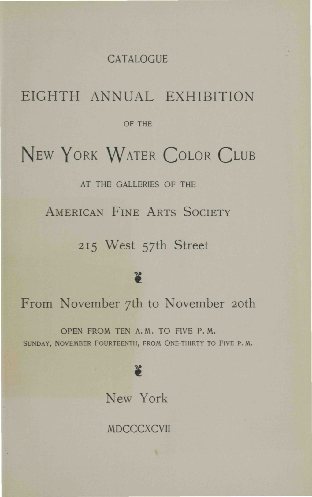 New York Water Color Club