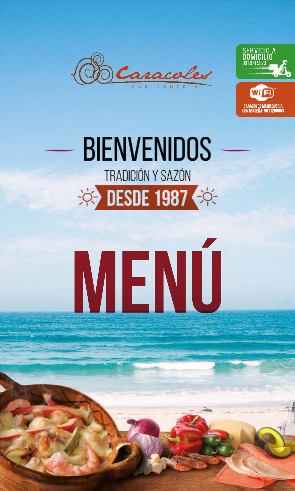 Caracoles Marisqueria Contraseña: 9611206853