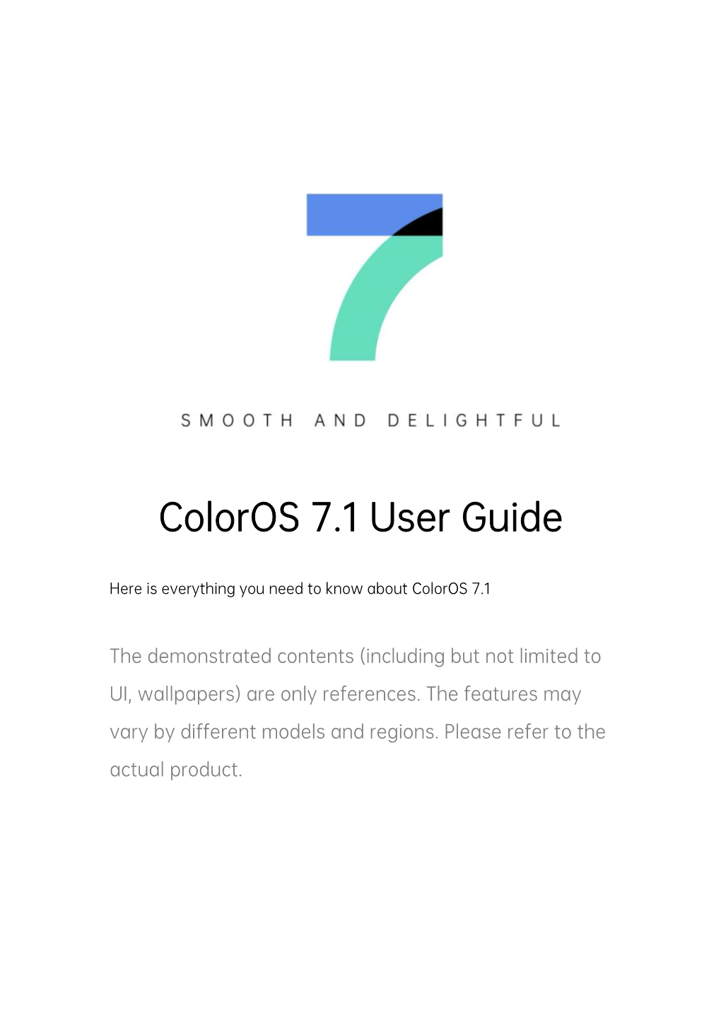 Coloros 7.1 User Guide