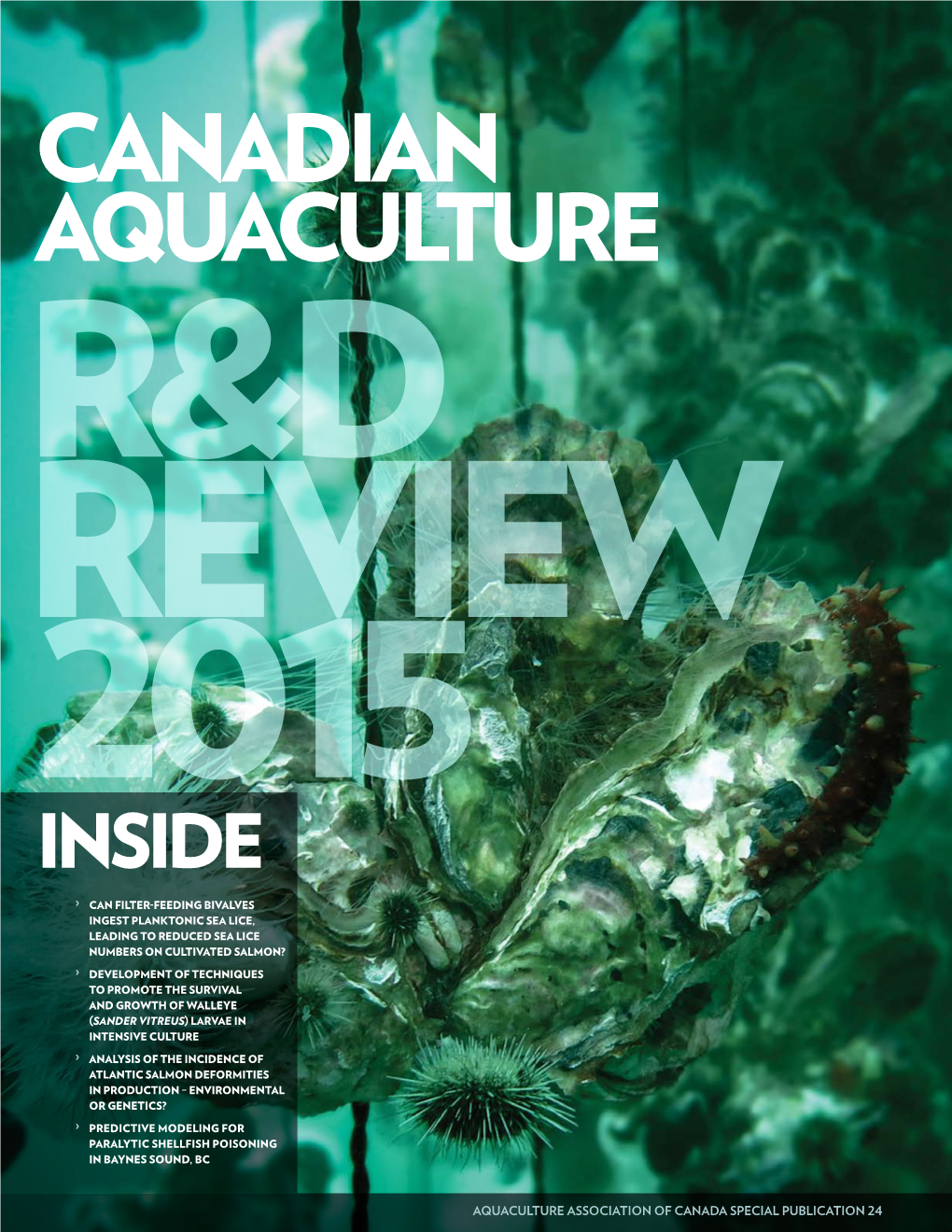 Canadian Aquaculture R&D Review 2015