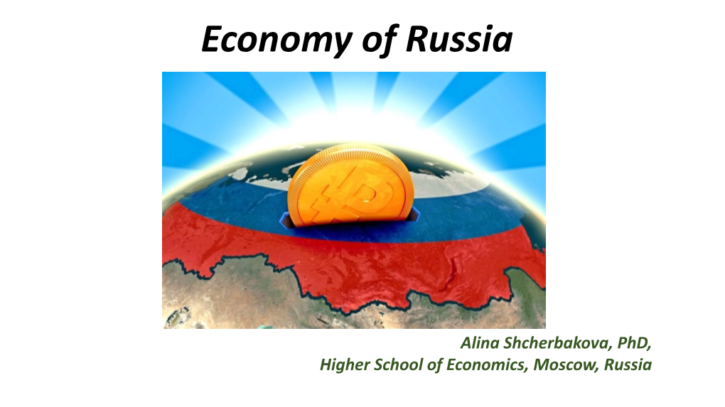 Economy of Russia. History 14.01.2019