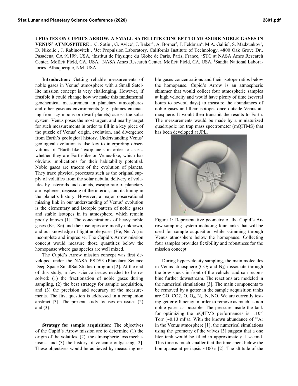 Updates on Cupid's Arrow, a Small Satellite Concept To