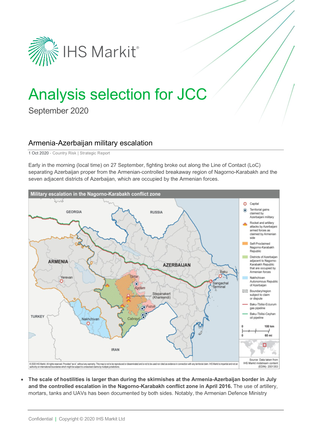 Analysis Selection for JCC September 2020