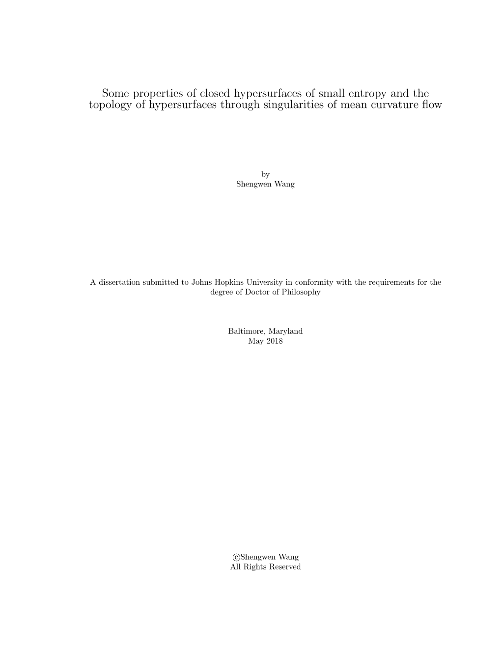 WANG-DISSERTATION-2018.Pdf