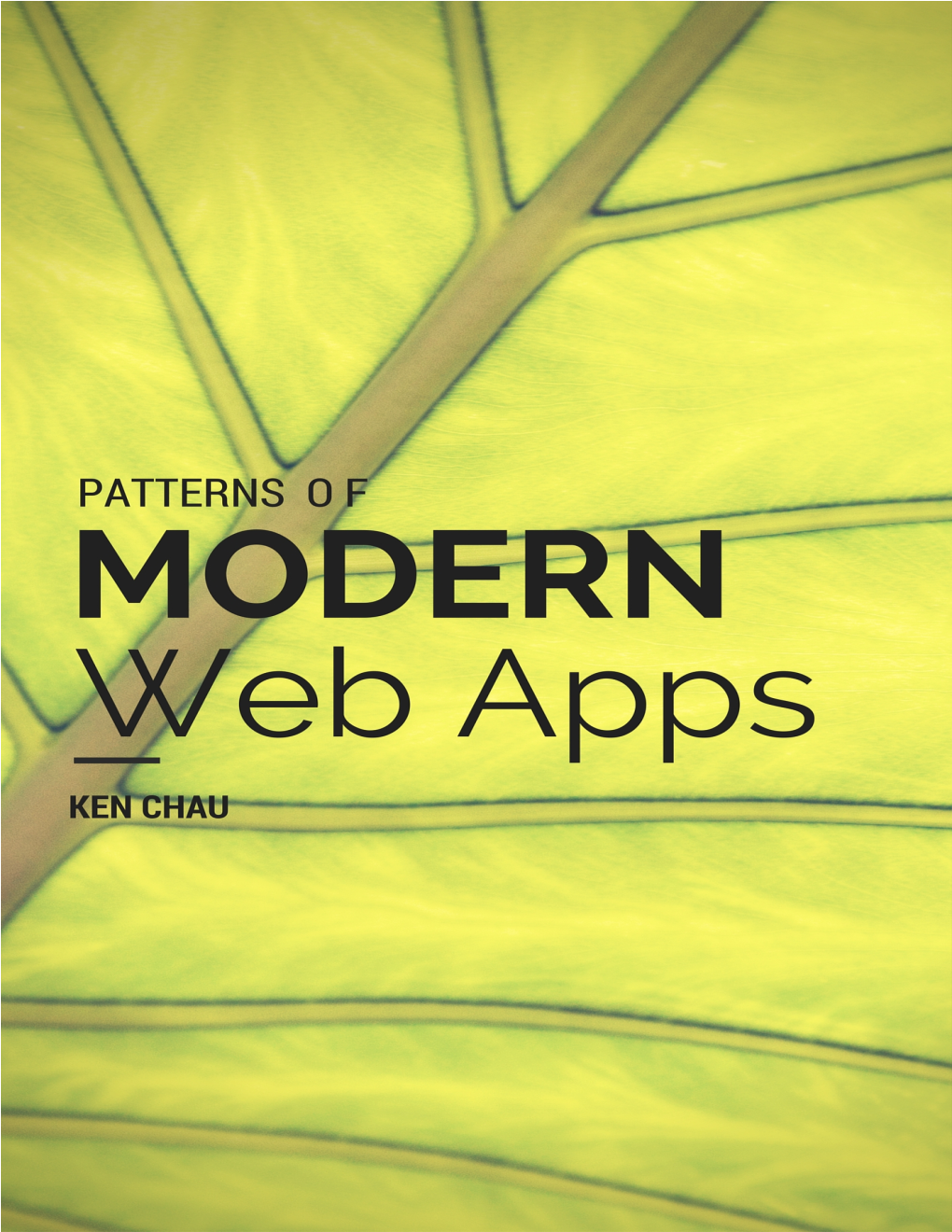 Patterns of Modern Web Applications with Javascript