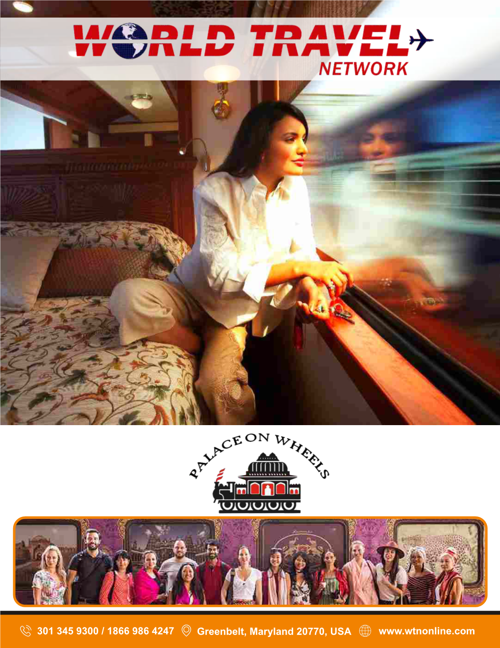 Palace on Wheels Train Brochure