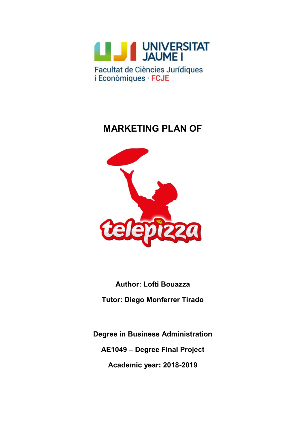 Marketing Plan Of