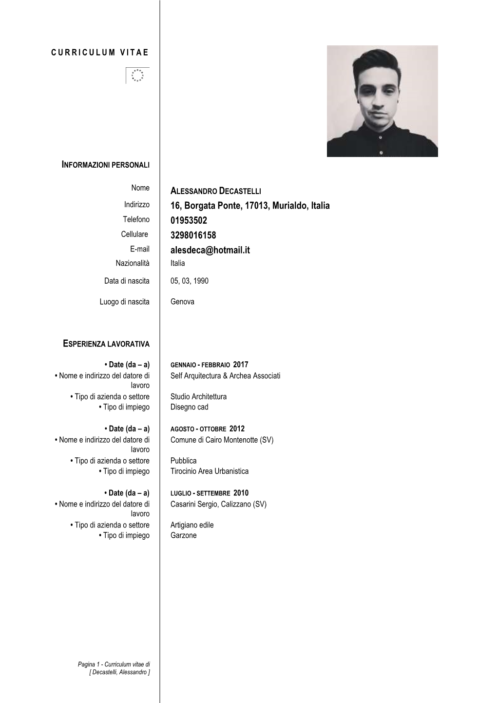 Curriculum Vitae