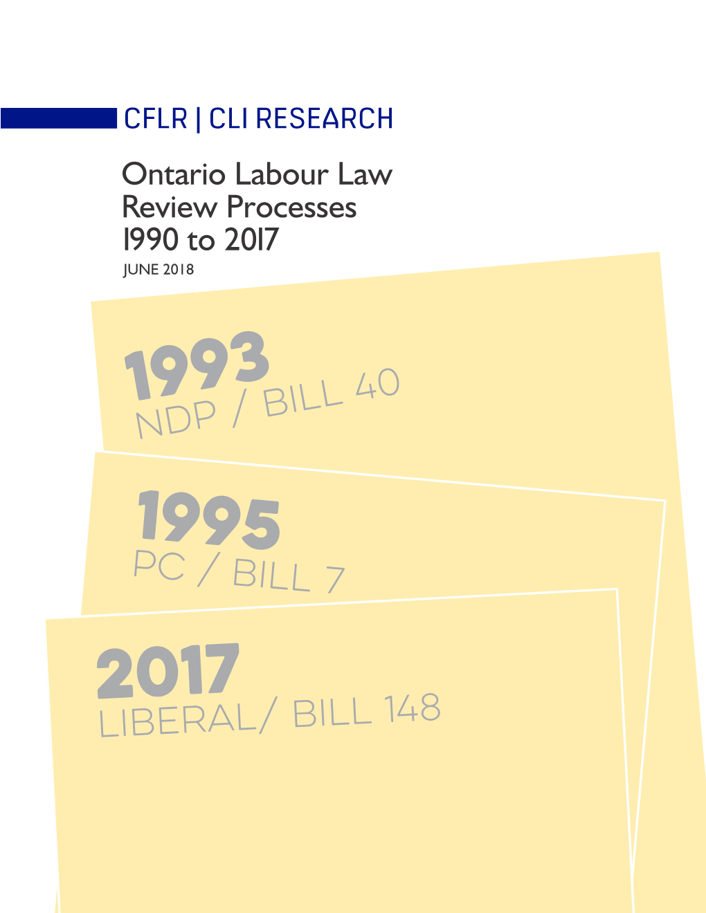 NDP / Bill 40 PC / Bill 7 LIBERAL