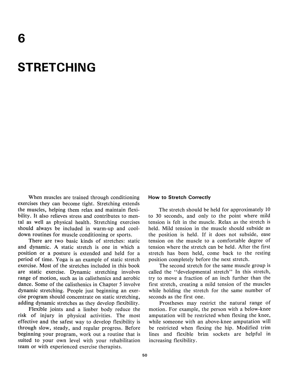 6 Stretching