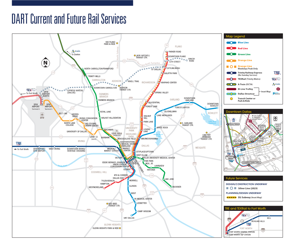 DART Current and Future Rail Services