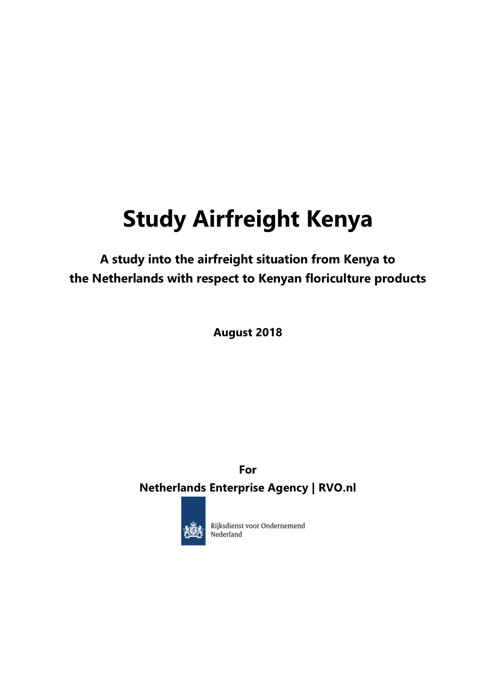 Study Airfreight Kenya