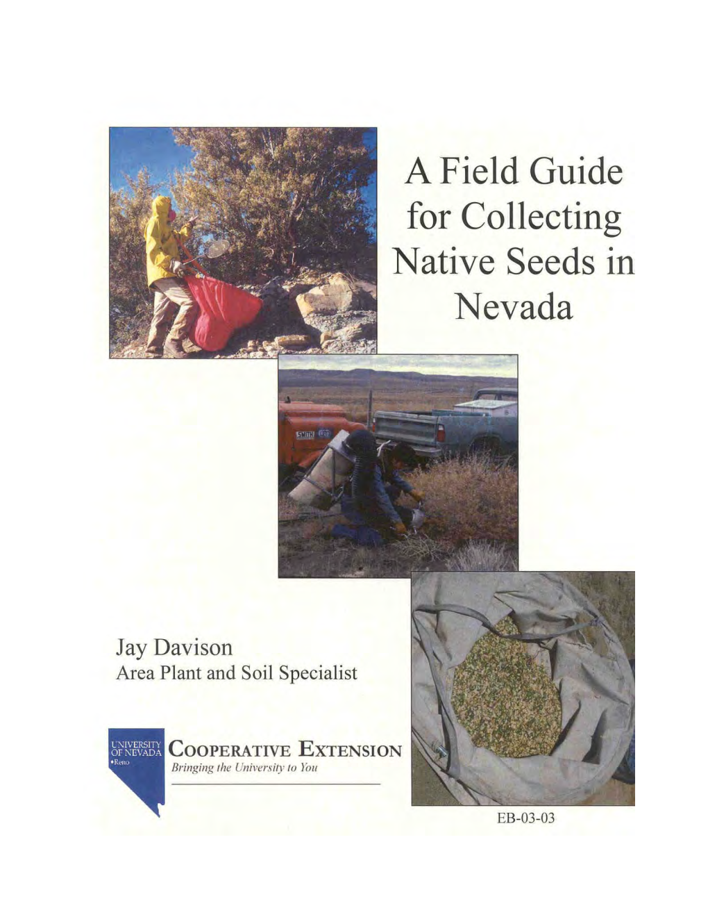 A Field Guide for Collecting Native Seeds in Nevada
