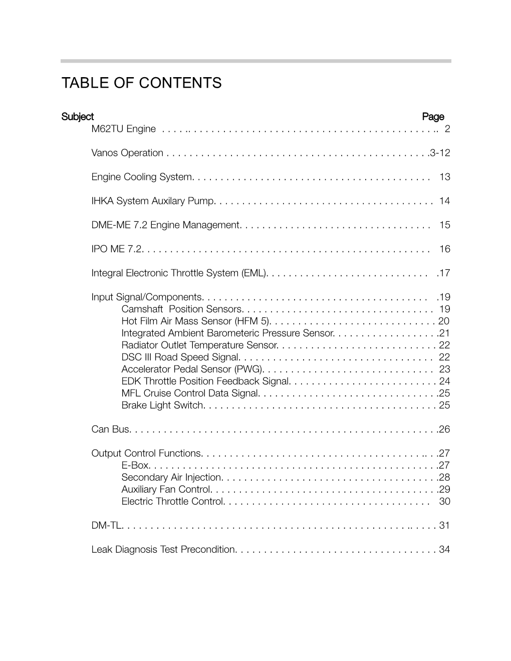 M62 Engine Details (PDF)