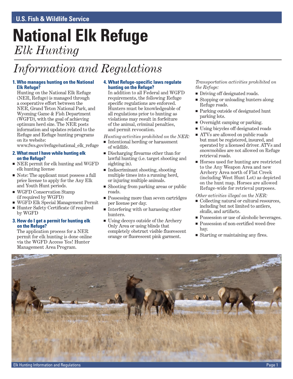 2021 National Elk Refuge