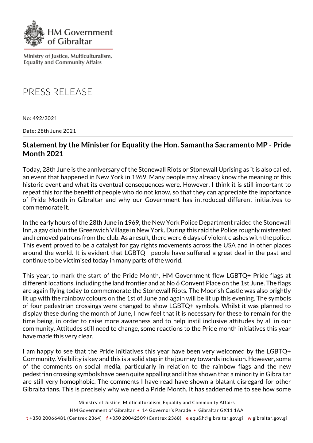 Press Release