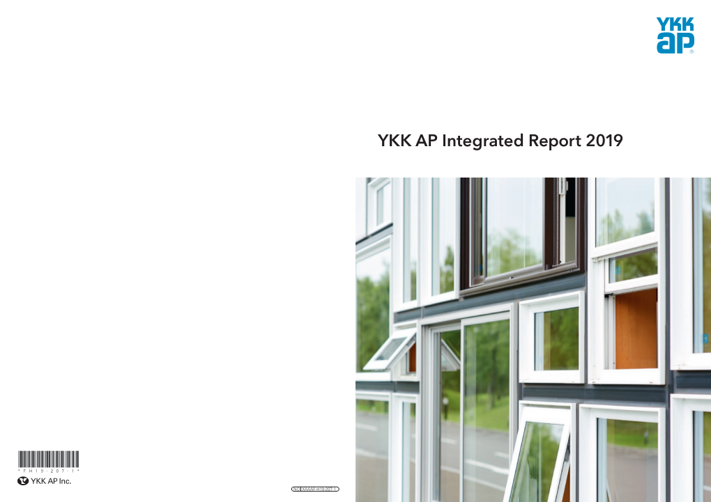YKK AP Integrated Report 2019