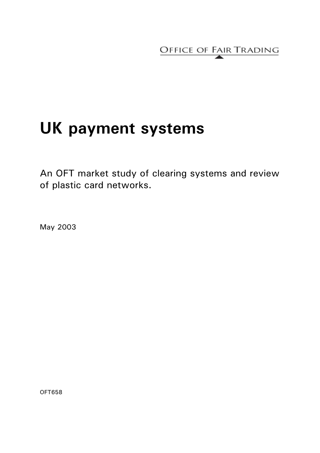 UK Payment Systems