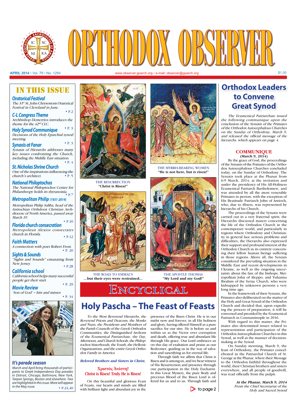 2014+April+-+Orthodox+Observer.Pdf