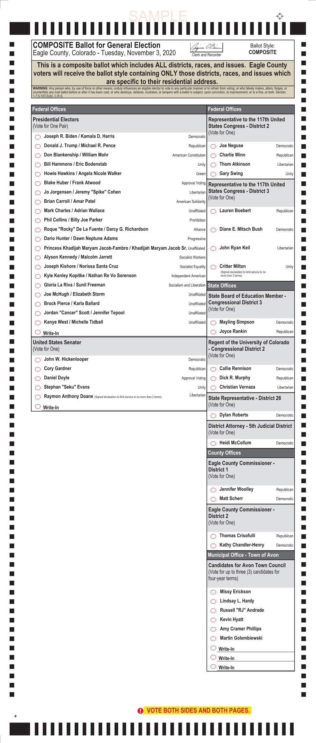 Composite Ballot 2020GEN