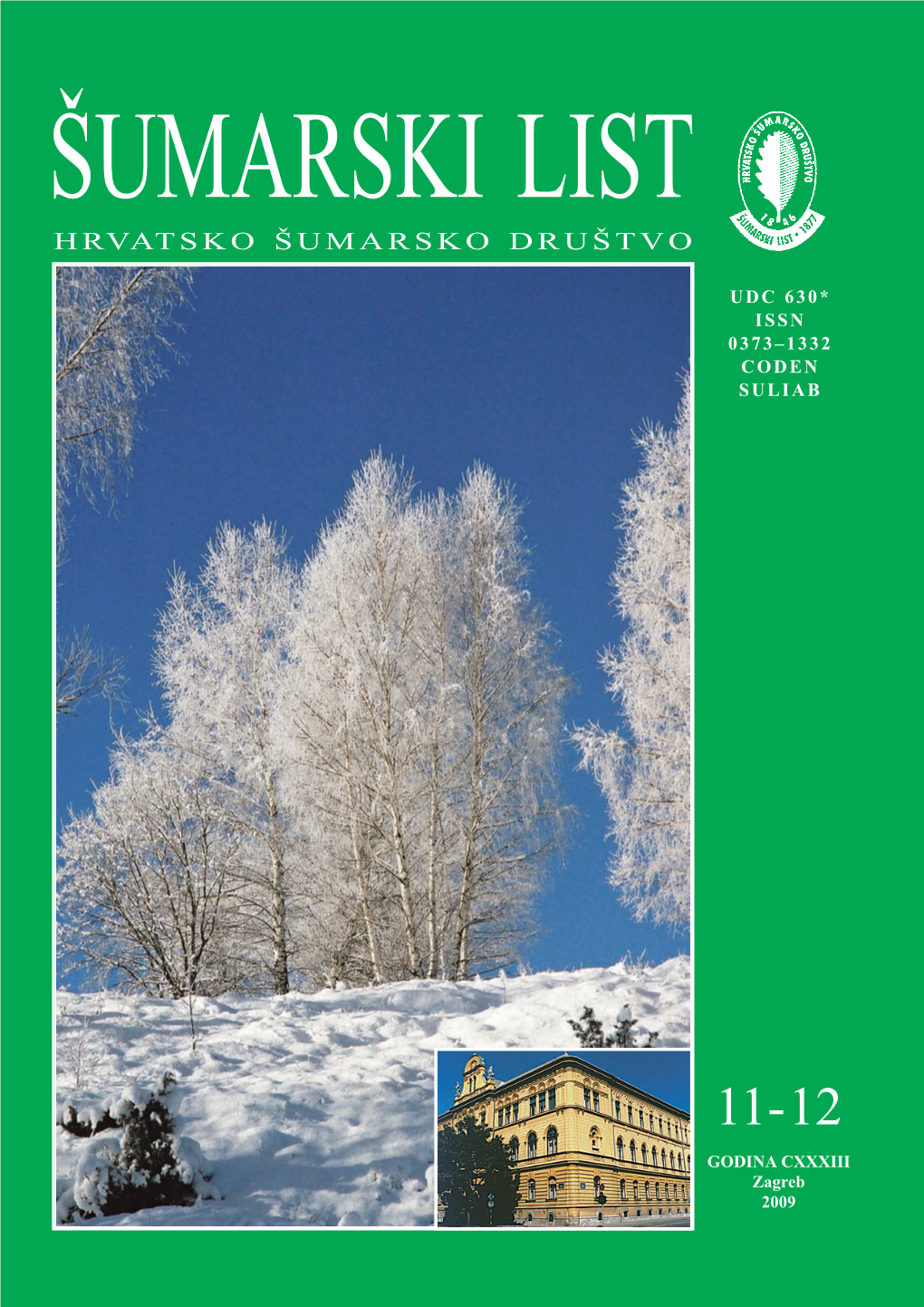 Šumarski List 11-12/2009