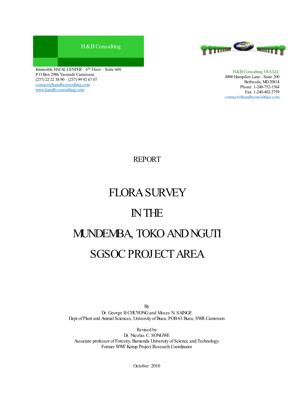 SG Flora Survey