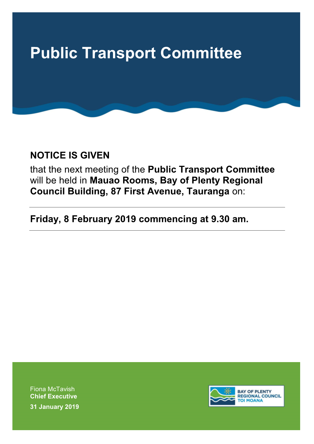 Public Transport Committee