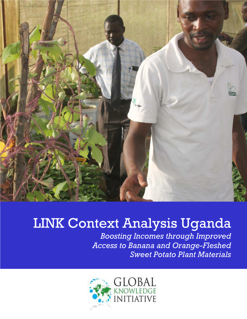 LINK Context Analysis Uganda Boosting Incomes Through Improved Access to Banana and Orange-Fleshed Sweet Potato Plant Materials