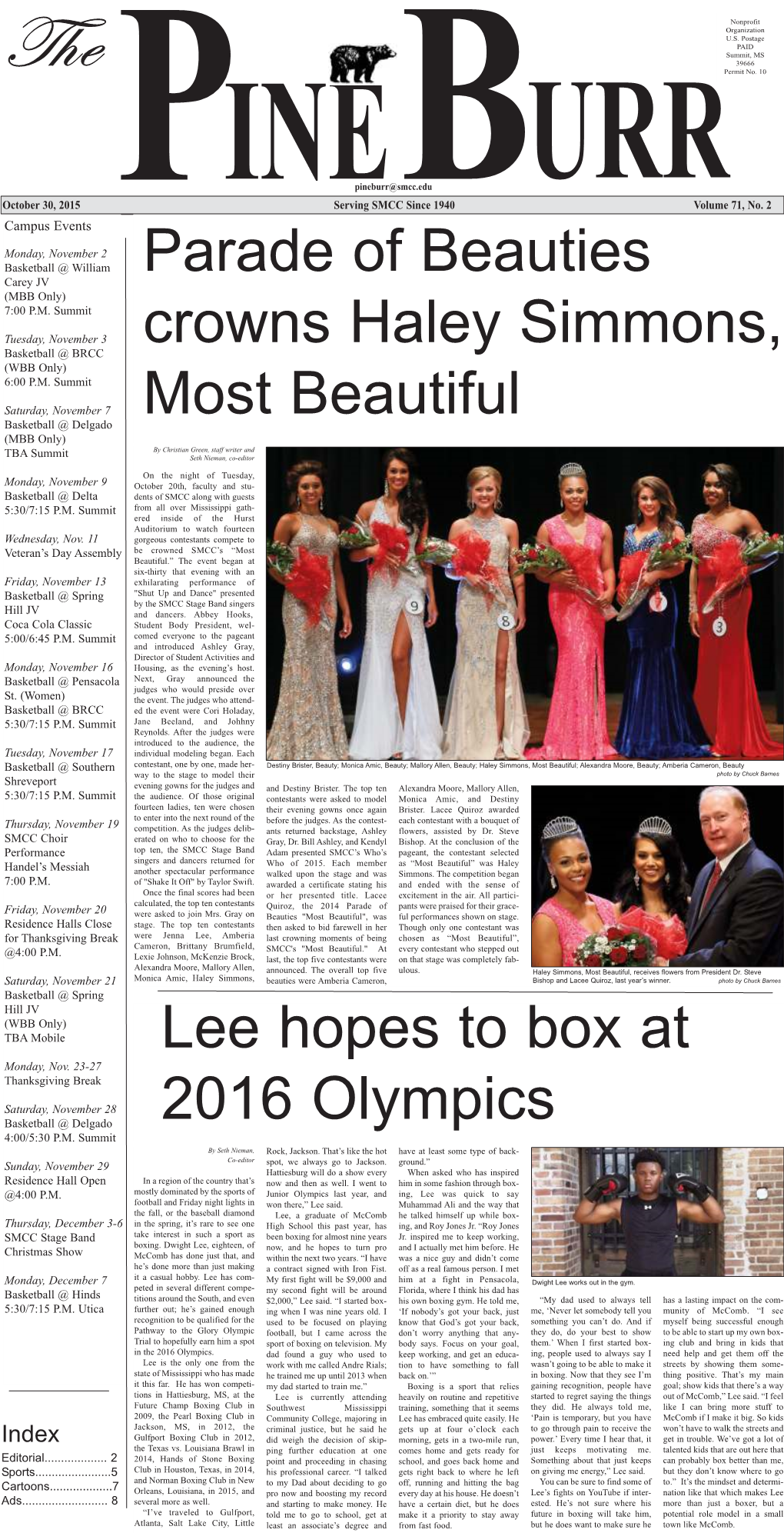 Parade of Beauties Crowns Haley Simmons, Most Beautiful Lee Hopes