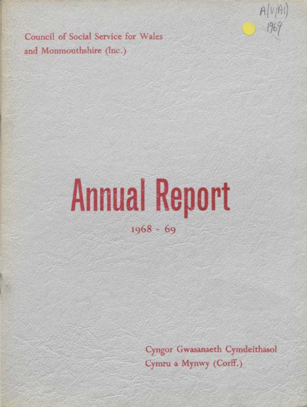 Wcva Annualreport 1968-1969.Pdf