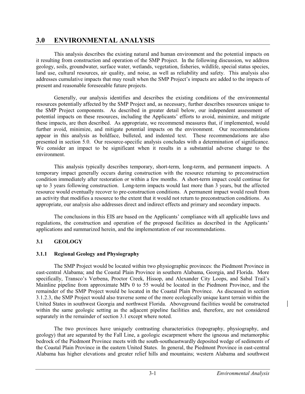 Southeast Market Pipelines Project Final Environmental Impact Statement