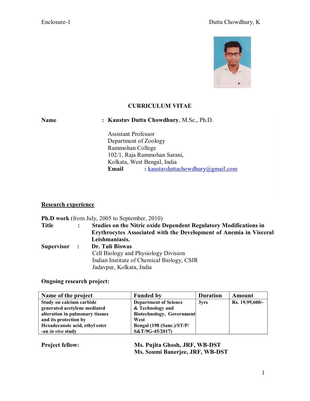 Kaustav-Dutta-Chowdhury-Zoology