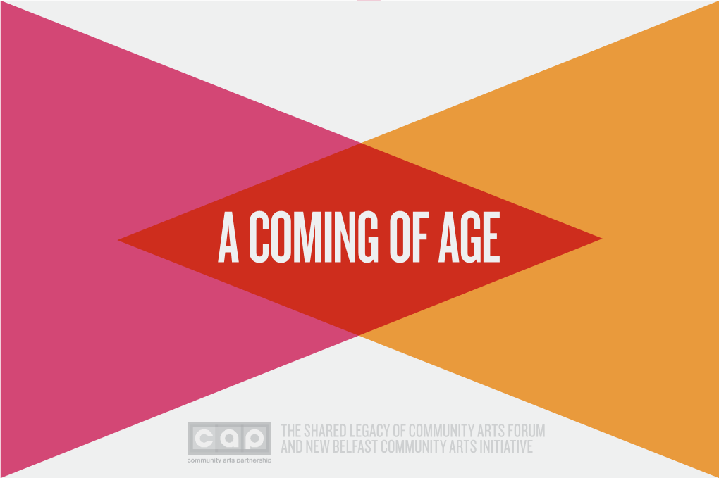 The Shared Legacy of Community Arts Forum and New Belfast Community Arts Initiative About This Publication