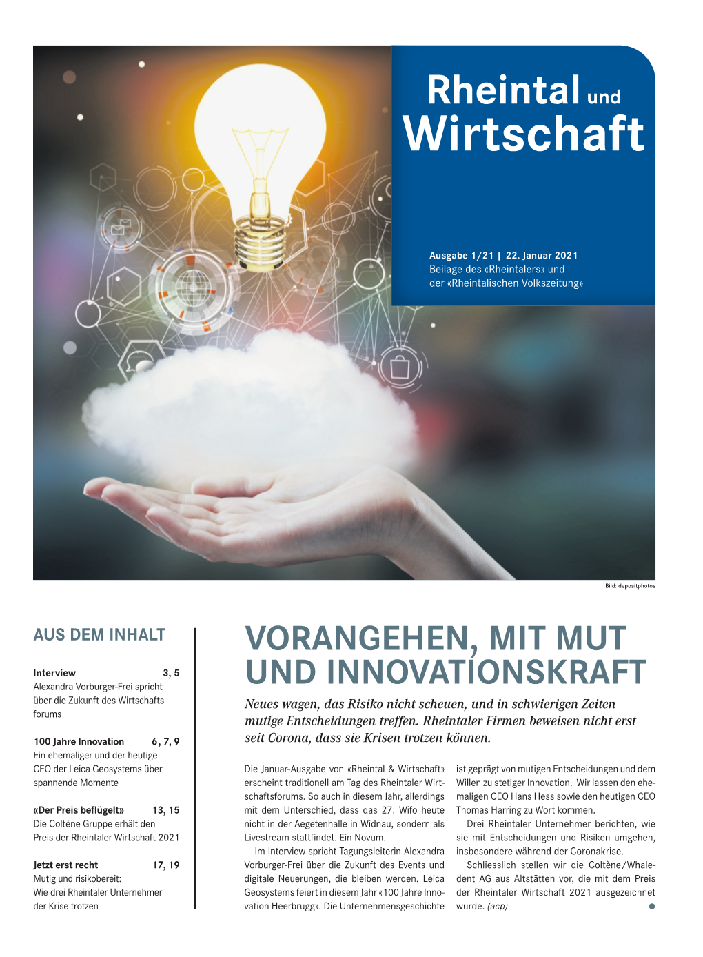 Rheintal Und Wirtschaft 1/21