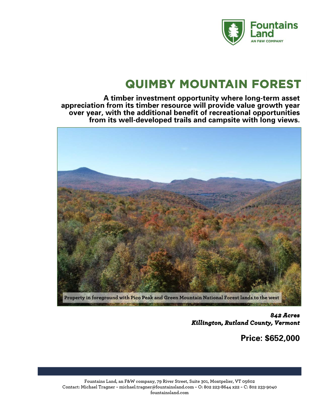 Quimby Mountain Forest