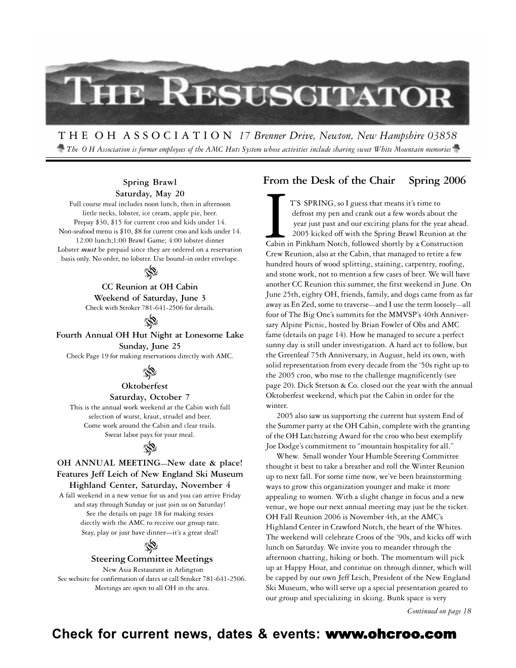 Spring 2006 Resuscitator