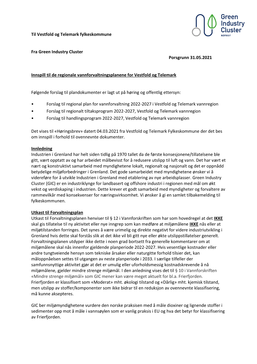 Green Industry Cluster.Pdf