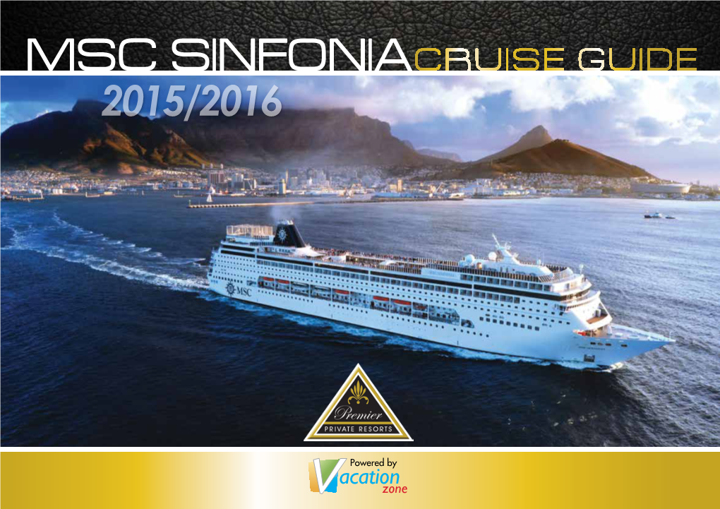 Msc Sinfoniacruise Guide 2015/2016