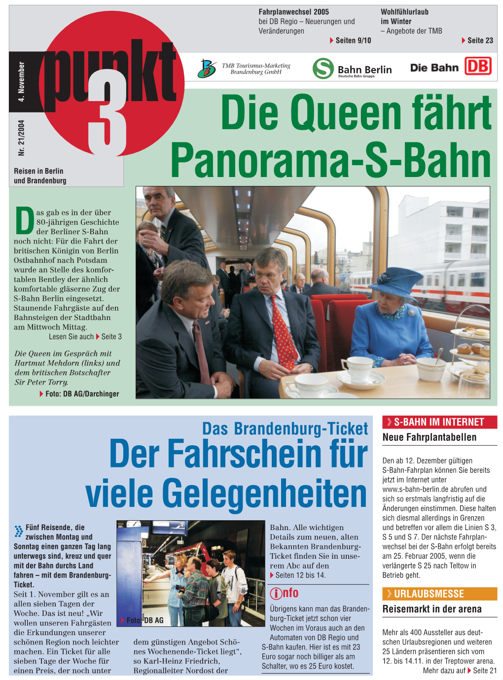 Die Queen Fährt Panorama-S-Bahn