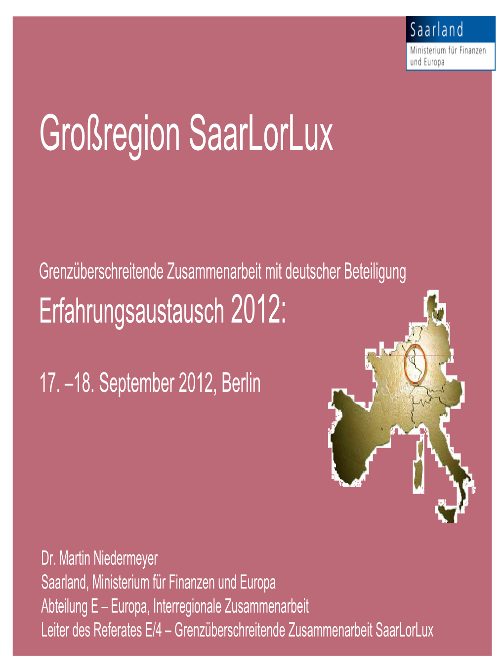 Großregion Saarlorlux