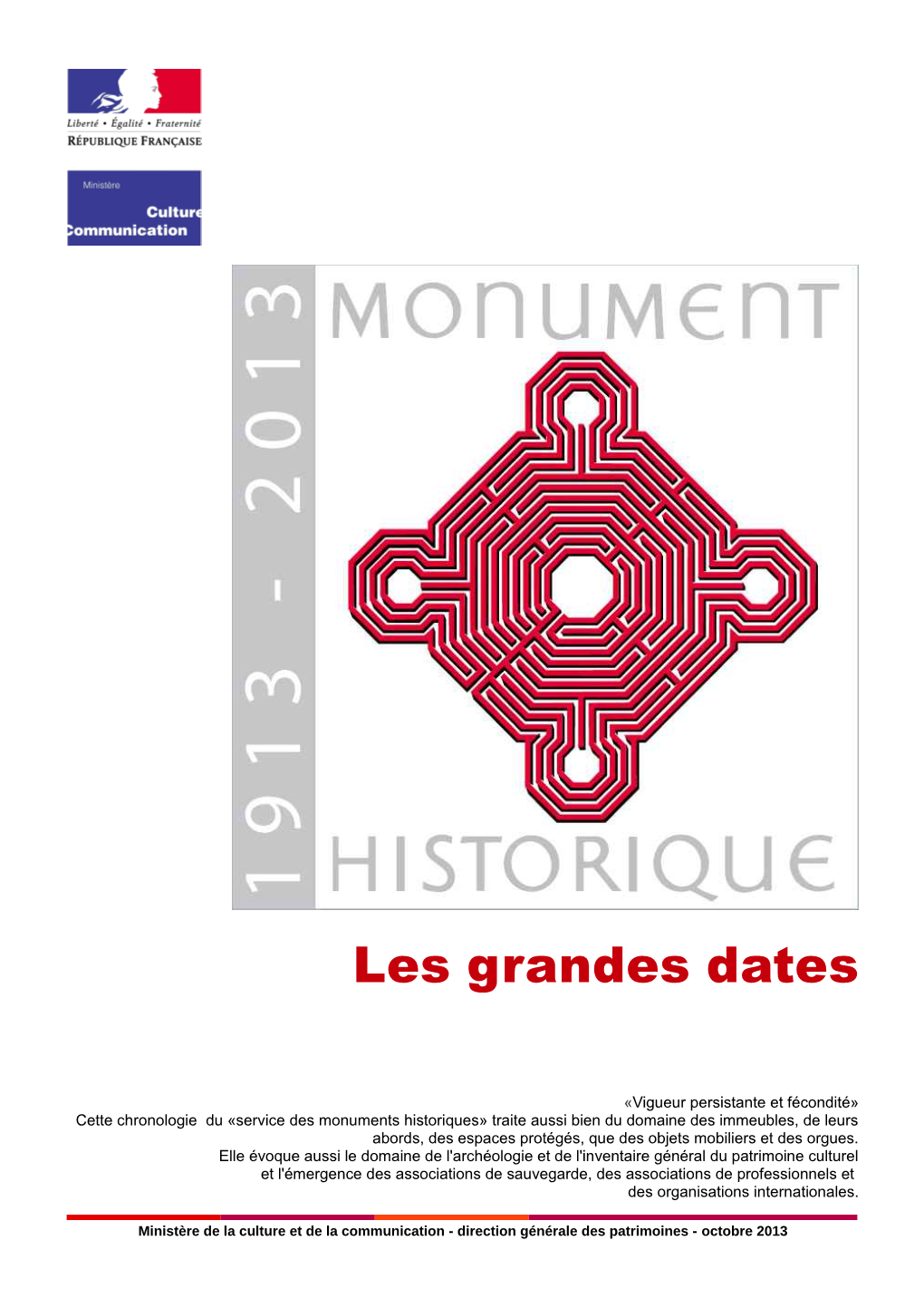 Les Grandes Dates