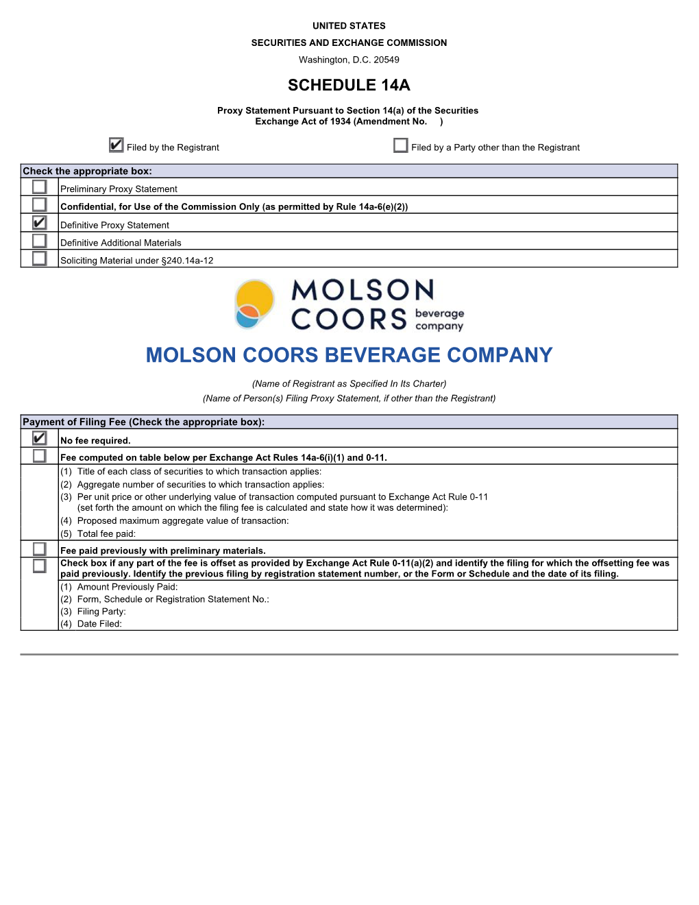 Proxy Statement Pursuant to Section 14(A) of the Securities Exchange Act of 1934 (Amendment No