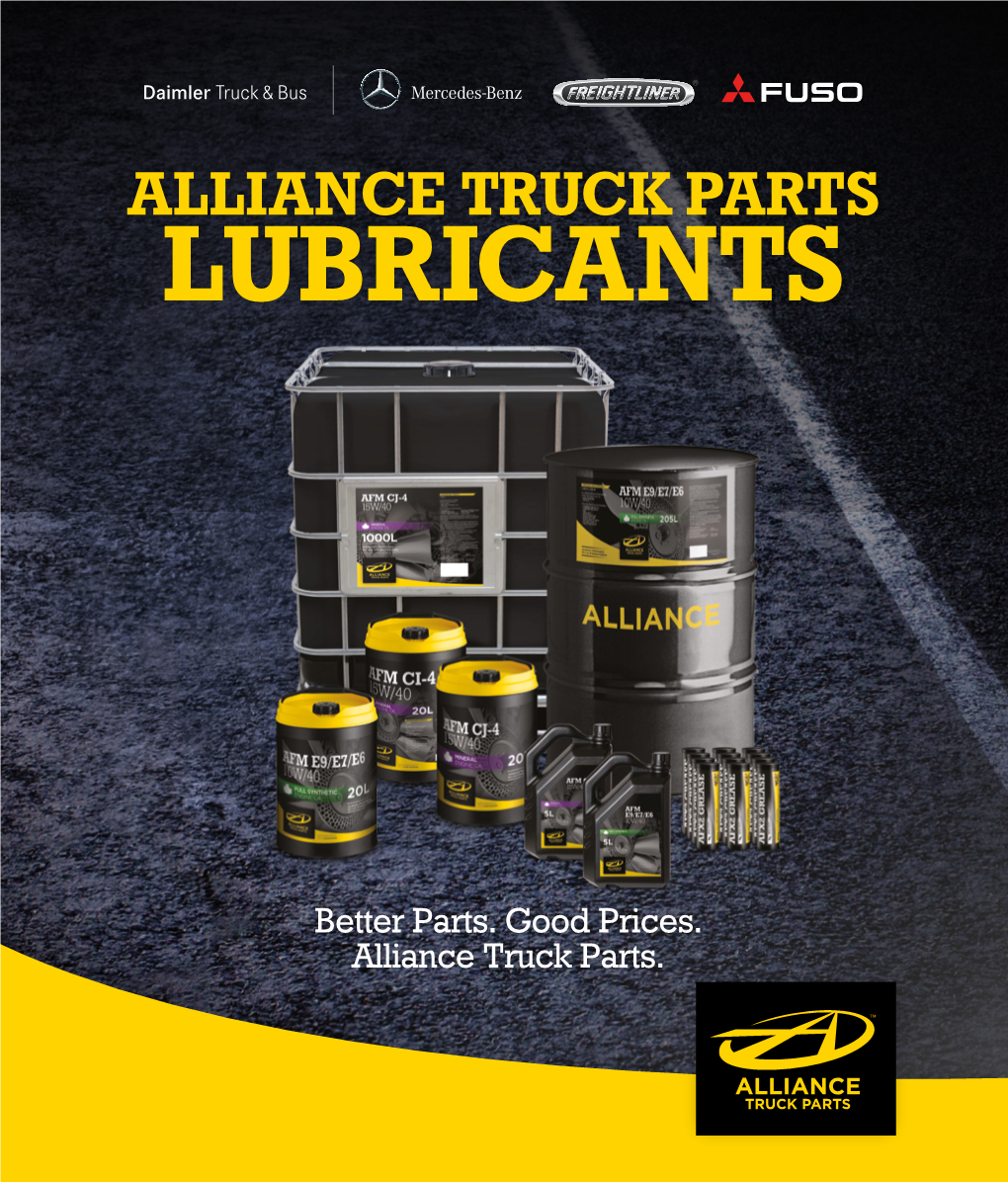 Alliance Truck Parts Lubricants