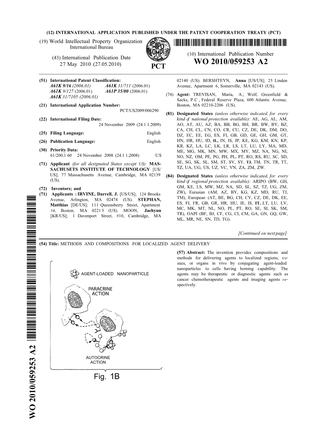 Wo 2010/059253 A2