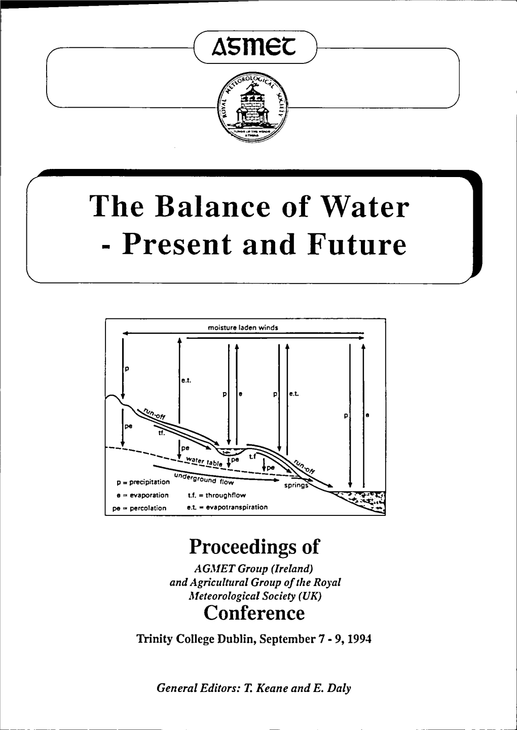 The Balance of Water -Present and Future