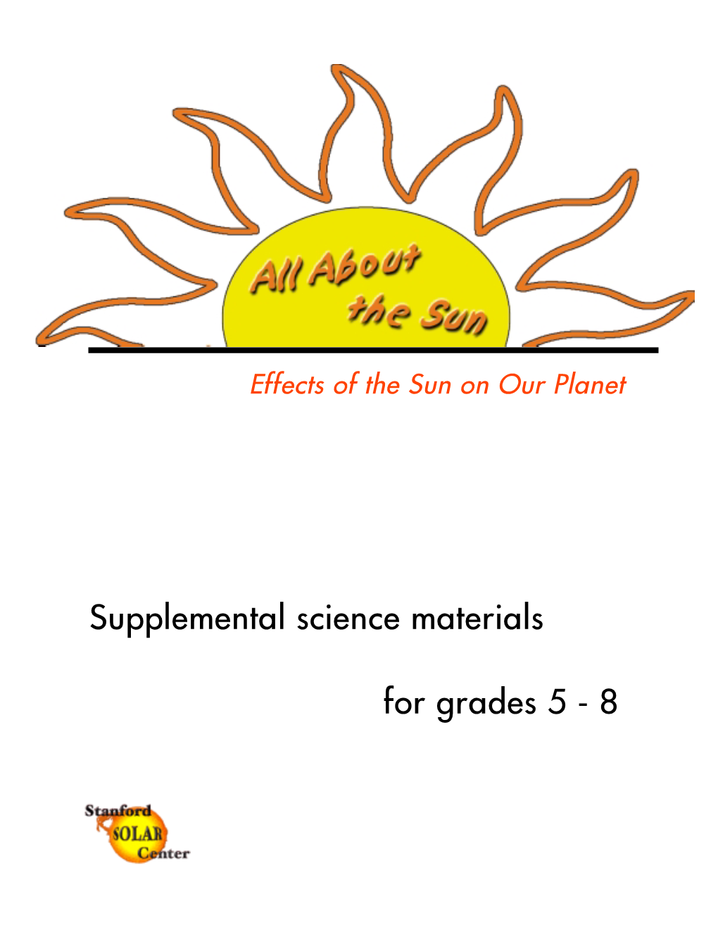 Supplemental Science Materials for Grades 5