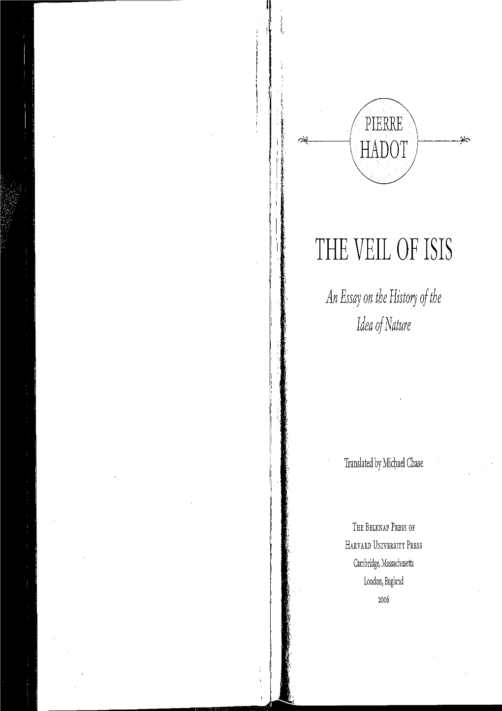 Hadot the VEIL of ISIS Excerpts Of.Pdf