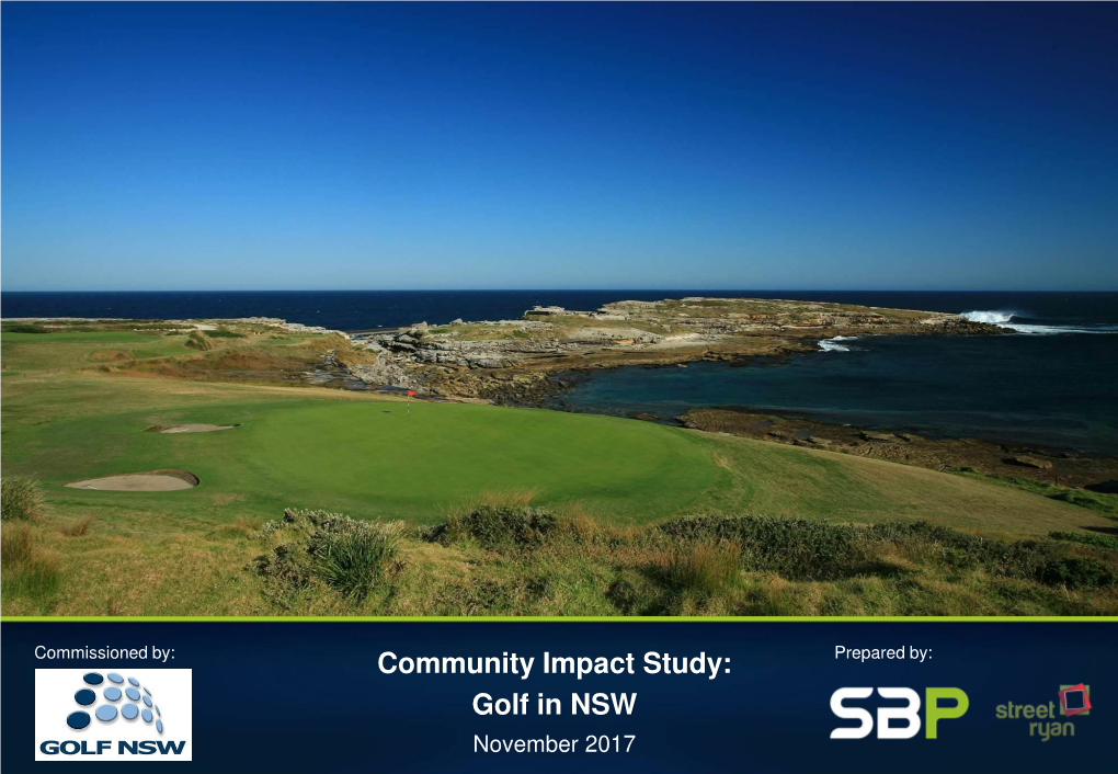 Community Impact Study Golf In